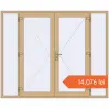 Prețuri Uși de intrare 2400x1950 mm DOOR ALU STANDARD 72 RAL 1001 Beige two-sided. Preț: 14.076,45 lei