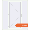 Prețuri Uși de intrare 1800x2100 mm ENERGY-SAVING REHAU SYNEGO RAL 9016 Traffic white two-sided. Preț: 9.392,58 lei