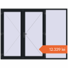 Prețuri Uși de intrare 2697x2047 mm OPTIMUM REHAU BRILLANT BLACK_COOL_110L-2 two-sided. Preț: 12.339,33 lei