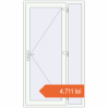 Prețuri Uși de intrare 1200x2100 mm REHAU EURO 60 RAL 9016 Traffic white two-sided. Preț: 4.711,42 lei