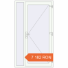 Prețuri Uși de intrare 1200x2100 mm REHAU BRILLANT BUSINESS RAL 9016 Traffic white two-sided. Preț: 7.182,39 lei