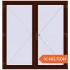 Prețuri Uși de intrare 2000x2100 mm OPTIMUM REHAU BRILLANT BLACK_CHERRY two-sided. Preț: 10.464,81 lei