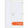 Prețuri Uși de intrare 1400x2100 mm ENERGY-SAVING REHAU SYNEGO RAL 9016 Traffic white two-sided. Preț: 7.731,62 lei