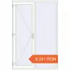 Prețuri Uși de intrare 1600x2400 mm ENERGY-SAVING REHAU SYNEGO RAL 9016 Traffic white two-sided. Preț: 9.240,55 lei
