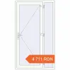 Prețuri Uși de intrare 1200x2100 mm REHAU EURO 60 RAL 9016 Traffic white two-sided. Preț: 4.711,42 lei