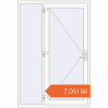 Prețuri Uși de intrare 1400x2050 mm ENERGY-SAVING REHAU SYNEGO RAL 9016 Traffic white two-sided. Preț: 7.050,68 lei