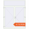 Prețuri Uși de intrare 2000x2600 mm REHAU EURO 60 RAL 9016 Traffic white two-sided. Preț: 6 714.96 RON