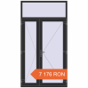 Prețuri Uși de intrare 1400x2600 mm REHAU EURO 60 ANTHRACITE_GREY_GLATT two-sided. Preț: 7 176.4 RON