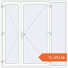Prețuri Uși de intrare 2100x2130 mm OPTIMUM REHAU BRILLANT RAL 9016 Traffic white two-sided. Preț: 10.342,00 lei