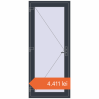 Prețuri Uși de intrare 900x2100 mm REHAU EURO 60 ANTHRACITE_GREY_STRUKTURAL two-sided. Preț: 4.411,27 lei
