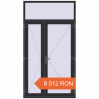 Prețuri Uși de intrare 1400x2600 mm REHAU EURO 60 ANTHRACITE_GREY_GLATT two-sided. Preț: 8.012,21 lei