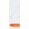 Prețuri Uși de interior 900x2500 mm REHAU OPTIMUM 70 TERRACE (Т94) RAL 9016 Traffic white two-sided. Preț: 4.357,35 lei