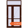 Prețuri Uși de interior 1180x2200 mm REHAU BASE 60 (Z74) BLACK_CHERRY two-sided. Preț: 5.047,77 lei