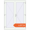 Prețuri Uși de interior 1500x2050 mm REHAU OPTIMUM 70 TERRACE (Т94) RAL 9016 Traffic white two-sided. Preț: 6.897,29 lei