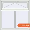 Prețuri Ferestre 1250x1250 mm BASE REHAU EURO 60 RAL 9016 Traffic white two-sided. Preț: 1.468,51 lei