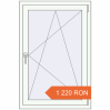 Prețuri Ferestre 800x1200 mm OPTIMUM REHAU EURO 70 RAL 9016 Traffic white two-sided. Preț: 1.220,25 lei