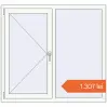 Prețuri Ferestre 1300x1200 mm BASE REHAU EURO 60 RAL 9016 Traffic white two-sided. Preț: 1.306,54 lei