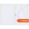 Prețuri Ferestre 1900x1400 mm OPTIMUM REHAU EURO 70 RAL 9016 Traffic white two-sided. Preț: 2.407,87 lei