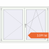 Prețuri Ferestre 1600x1200 mm REHAU ARTEVO RAL 9016 Traffic white two-sided. Preț: 3.591,23 lei