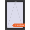 Prețuri Ferestre 1000x1500 mm OPTIMUM REHAU EURO 70 ANTHRACITE_GREY_GLATT two-sided. Preț: 1 915.31 RON