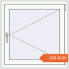 Prețuri Ferestre 800x800 mm OPTIMUM REHAU EURO 70 RAL 9016 Traffic white two-sided. Preț: 978.4 RON