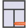 Prețuri Ferestre 1000x1200 mm REHAU ARTEVO BASALT_GREY two-sided. Preț: 3 229.51 RON
