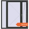 Prețuri Ferestre 1470x1550 mm OPTIMUM REHAU EURO 70 BLACK_STRUCTURAL two-sided. Preț: 3.874,56 lei