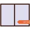 Prețuri Ferestre 1550x1200 mm OPTIMUM REHAU EURO 70 BLACK_CHERRY two-sided. Preț: 1.816,83 lei