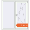 Prețuri Ferestre 1080x1200 mm ENERGY-SAVING REHAU SYNEGO MD RAL 9016 Traffic white two-sided. Preț: 2.101,39 lei