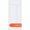 Prețuri Ferestre 1070x2420 mm BASE REHAU EURO 60 RAL 9016 Traffic white two-sided. Preț: 1.495,42 lei