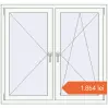 Prețuri Ferestre 1280x1200 mm OPTIMUM REHAU EURO 70 RAL 9016 Traffic white two-sided. Preț: 1.863,57 lei