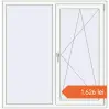 Prețuri Ferestre 1370x1400 mm OPTIMUM REHAU EURO 70 RAL 9016 Traffic white two-sided. Preț: 1.625,96 lei