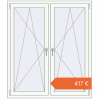 Prețuri Ferestre 1300x1500 mm OPTIMUM REHAU EURO 70 RAL 9016 Traffic white two-sided. Preț: 417,34 €