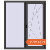 Prețuri Ferestre 1300x1500 mm OPTIMUM REHAU EURO 70 BASALT_GREY two-sided. Preț: 2 621.02 RON
