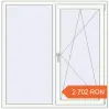 Prețuri Ferestre 1360x1380 mm REHAU ARTEVO RAL 9016 Traffic white two-sided. Preț: 2 702.19 RON