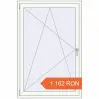 Prețuri Ferestre 1000x1500 mm BASE REHAU EURO 60 RAL 9016 Traffic white two-sided. Preț: 1 162.21 RON