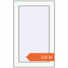 Prețuri Ferestre 400x650 mm BASE REHAU EURO 60 RAL 9016 Traffic white two-sided. Preț: 234,05 lei