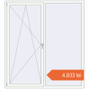 Prețuri Ferestre 1800x2000 mm REHAU ARTEVO RAL 9016 Traffic white two-sided. Preț: 4.833,49 lei