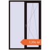 Prețuri Ferestre 1350x2050 mm REHAU BRILLANT DESIGN BLACK_BROWN two-sided. Preț: 3.395,91 lei