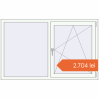 Prețuri Ferestre 1600x1000 mm REHAU ARTEVO RAL 9016 Traffic white two-sided. Preț: 2.704,37 lei