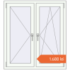 Prețuri Ferestre 1050x1160 mm OPTIMUM REHAU EURO 70 RAL 9016 Traffic white two-sided. Preț: 1.688,16 lei