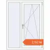 Prețuri Ferestre 988x1310 mm ENERGY-SAVING REHAU SYNEGO MD RAL 9016 Traffic white two-sided. Preț: 2.152,44 lei