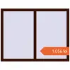 Prețuri Ferestre 1300x1000 mm BASE REHAU EURO 60 BLACK_CHERRY two-sided. Preț: 1.055,69 lei
