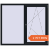 Prețuri Ferestre 1500x1300 mm REHAU BRILLANT DESIGN BLACK_COOL_110L-2 two-sided. Preț: 2 272.82 RON