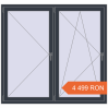 Prețuri Ferestre 1600x1500 mm ENERGY-SAVING REHAU SYNEGO MD ANTHRACITE_GREY_STRUKTURAL two-sided. Preț: 4 499 RON
