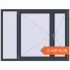 Prețuri Ferestre 1600x1200 mm OPTIMUM REHAU EURO 70 ANTHRACITE_GREY_STRUKTURAL two-sided. Preț: 3 448.77 RON