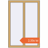 Prețuri Ferestre 800x1200 mm ALU STANDARD 72 RAL 1002 Sand yellow two-sided. Preț: 2.355,71 lei