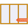 Prețuri Ferestre 1550x1140 mm ALU LIGHT A RAL 1006 Maize yellow two-sided. Preț: 1 875.66 RON