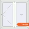 Prețuri Ferestre 1250x1250 mm OPTIMUM REHAU EURO 70 RAL 9016 Traffic white two-sided. Preț: 1.651,86 lei