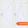 Prețuri Ferestre 1500x1500 mm BASE REHAU EURO 60 RAL 9016 Traffic white two-sided. Preț: 1 938.82 RON